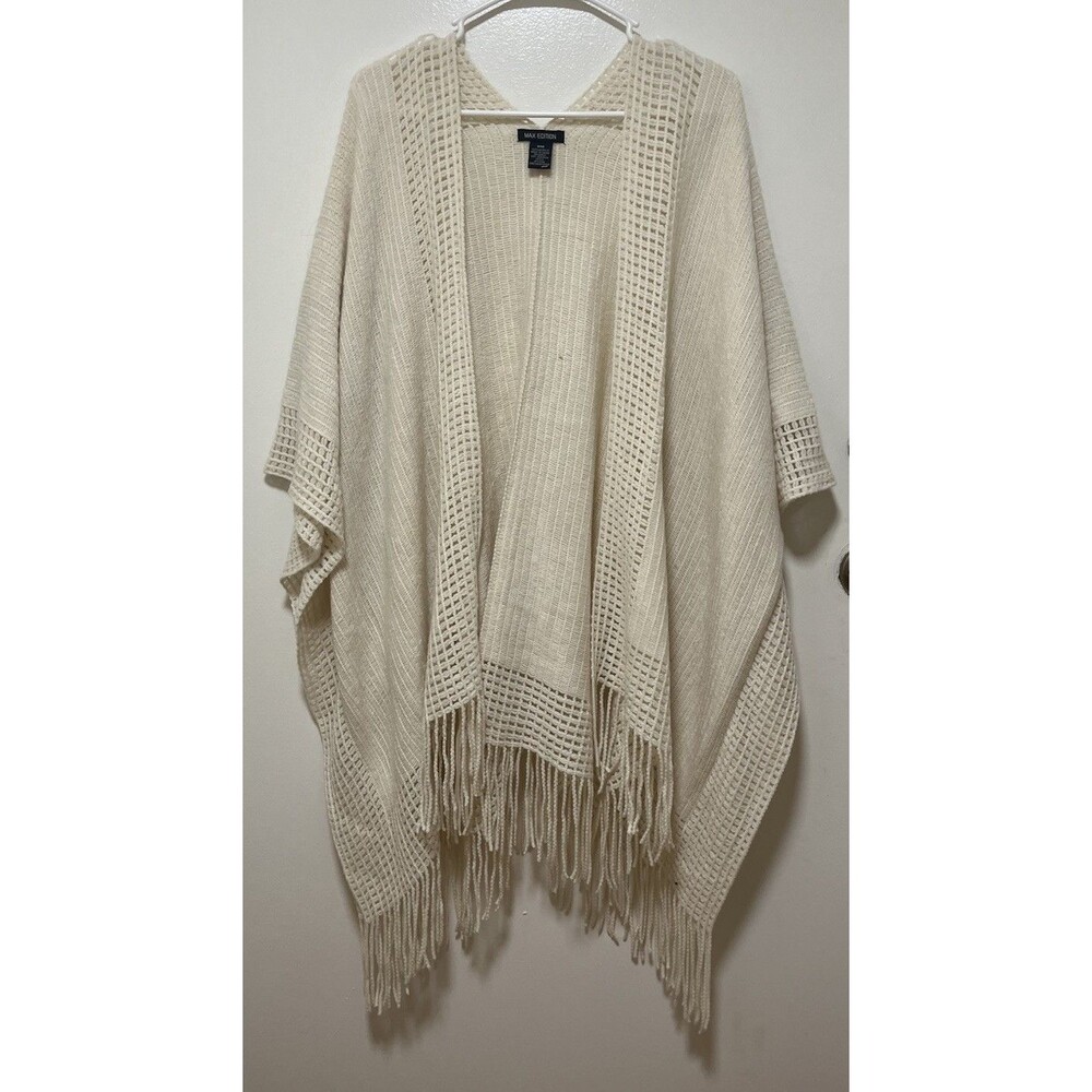 Fringed White Beach Coverup Elegant Summer Resort Wear